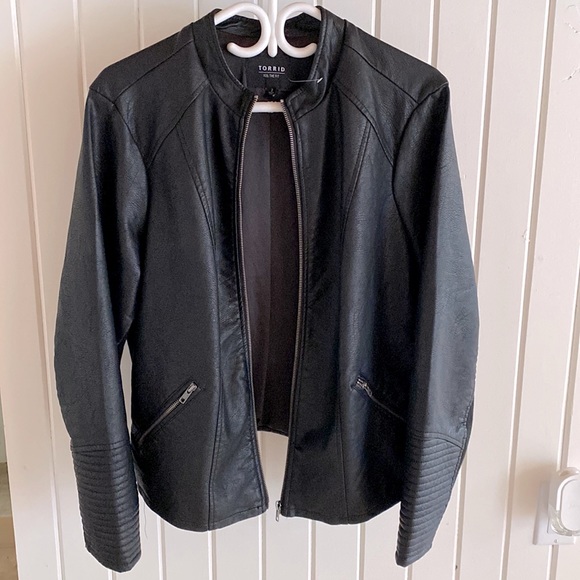 torrid Jackets & Blazers - Torrid Faux Leather Jacket
